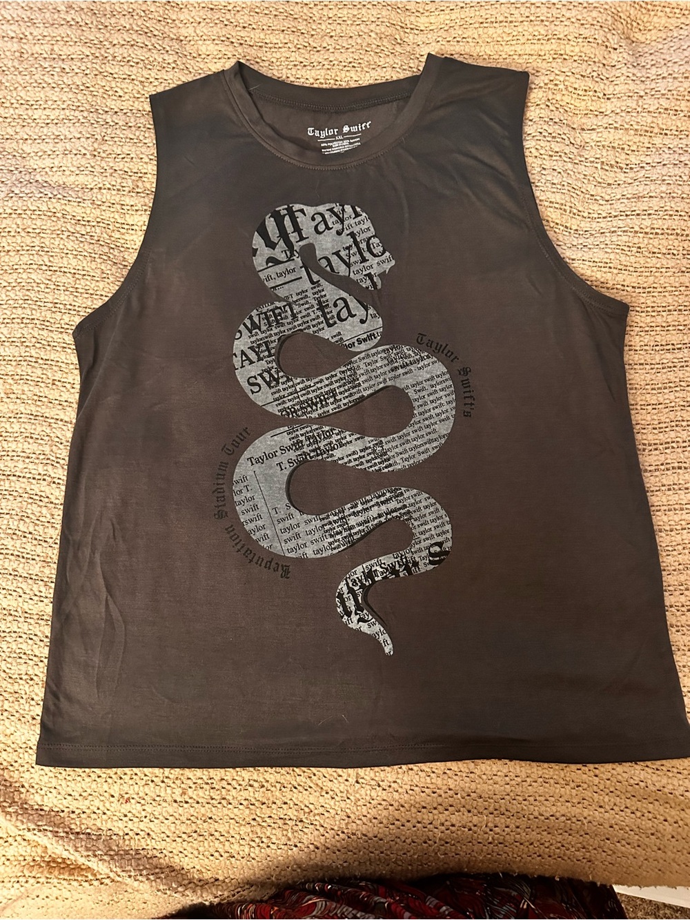 Taylor Swift - Reputation Tour Muscle tee, XXL